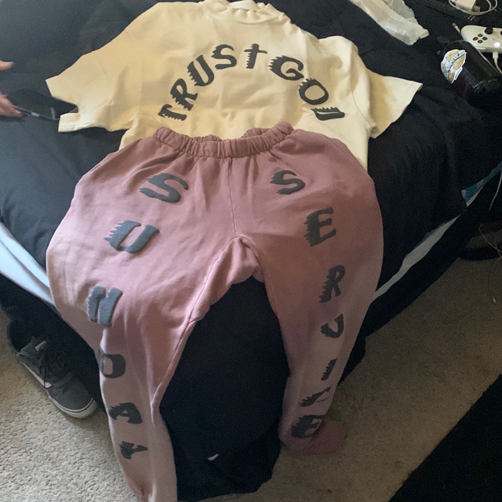 Kanye Sunday service sweats & Sunday service shirt never worn! Shirts-S Sweats-M